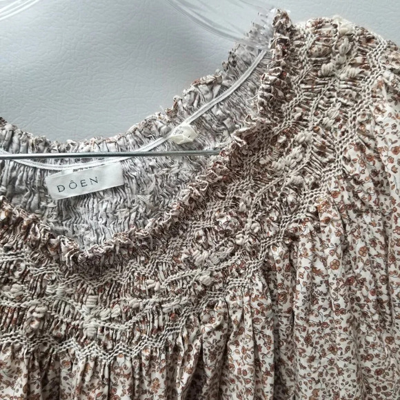 NWOT Doen Odessa Mini Dress in Sienna Champignon XL - Picture 11 of 14